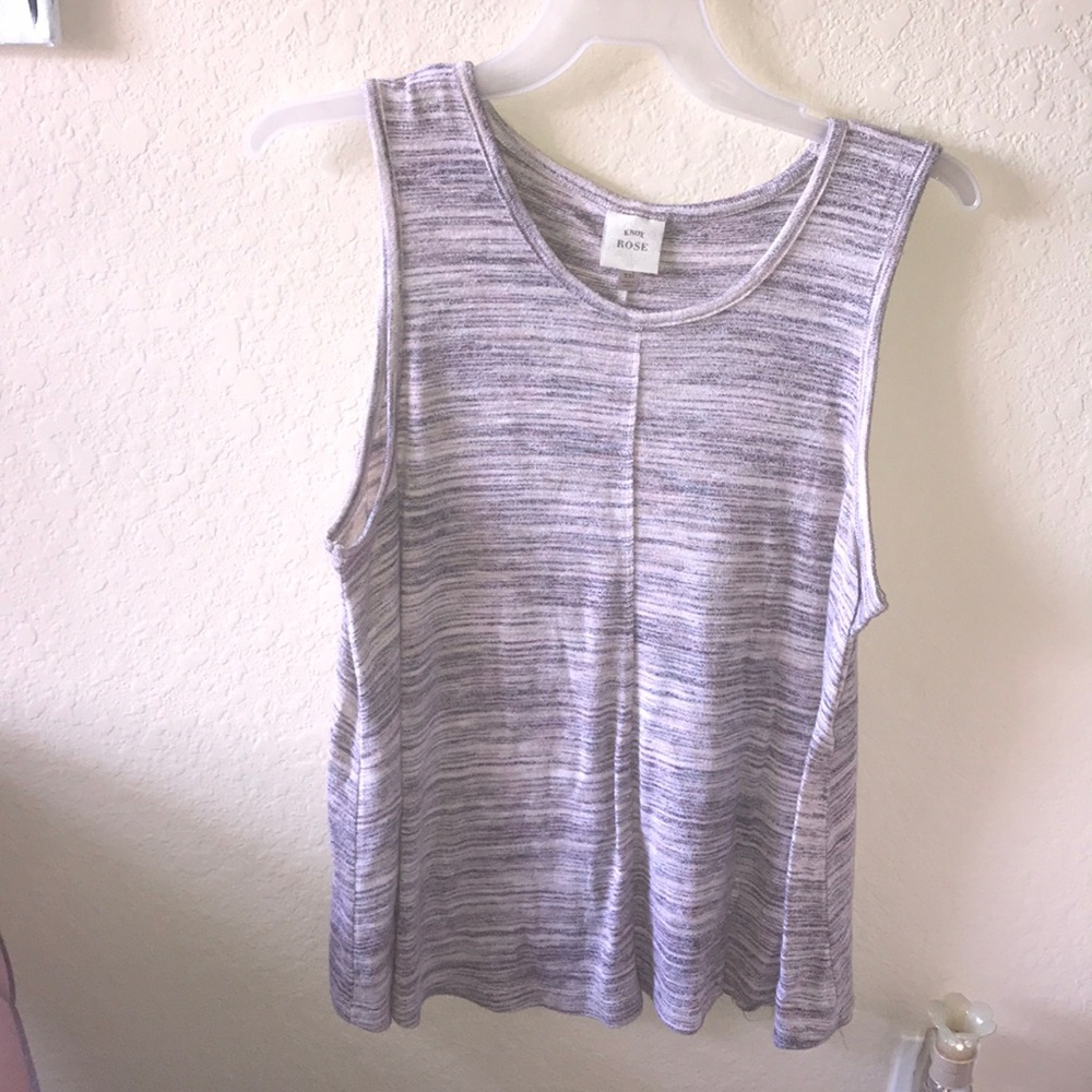 Striped soft knit tank